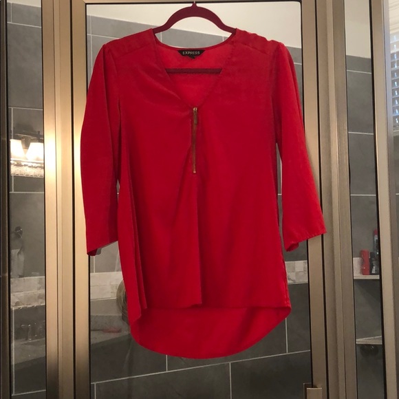 Express Red blouse - Picture 1 of 1